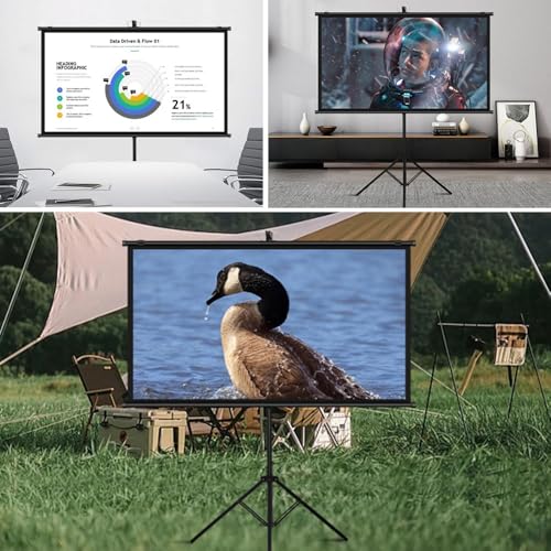 Pantalla de Proyección Universal 72'' con Soporte miniatura 7