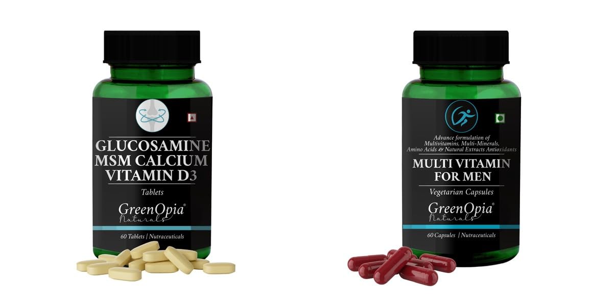 Glucosamine Msm Tablets Multivitamins For Men Wellness Daily Vitality 60 CAPSULES-image-5