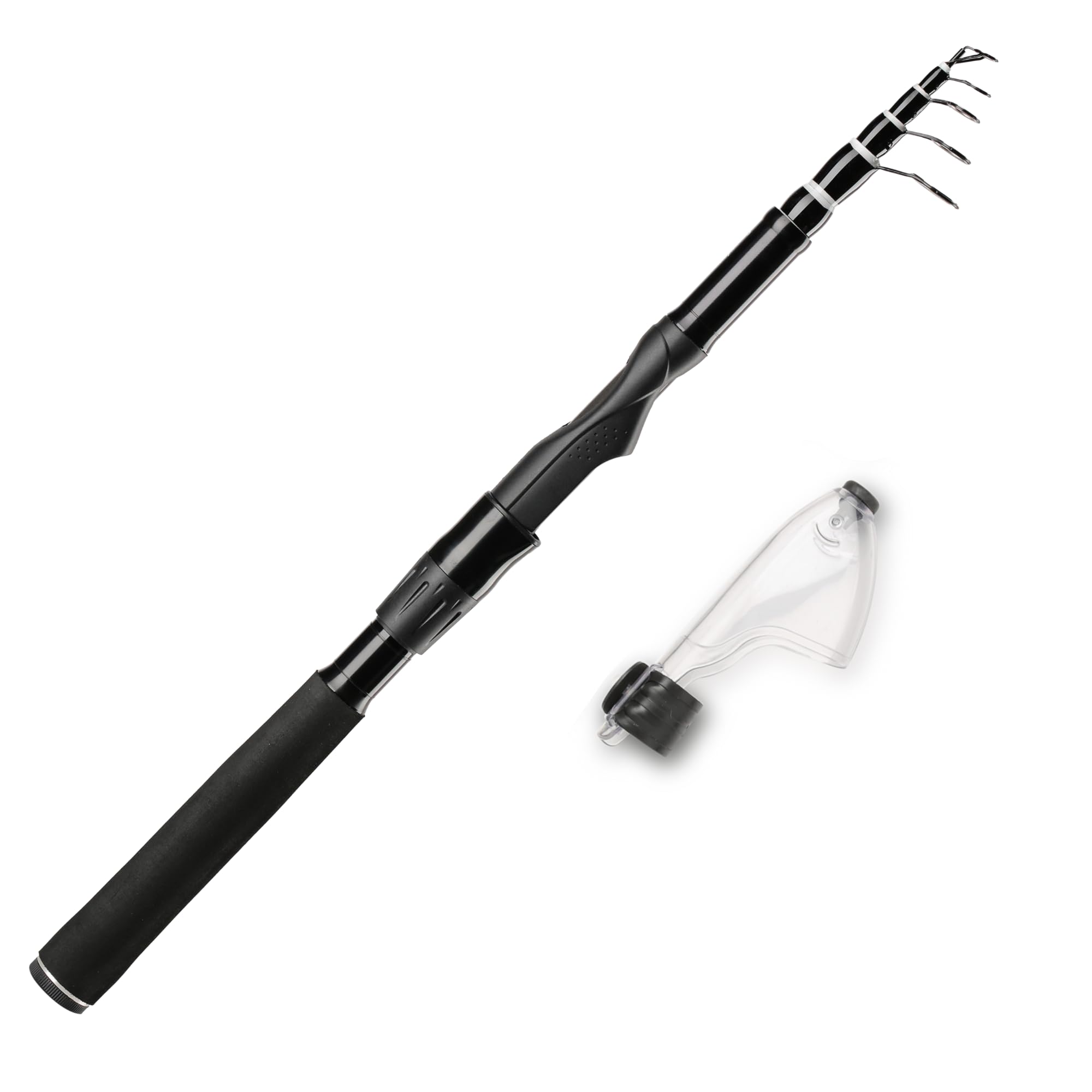 Whistytwig Compact Telescopic Fishing Rod - Versatile Retractable Pole for Fresh & Saltwater, Portable Fishing Rod, Ideal for Travel