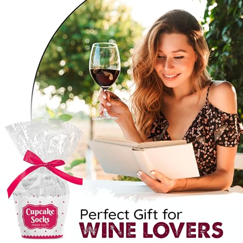 Image of VICRAZY Wine Gifts for Men, Women - Funny Socks - Gifts for Lovers - Stuff, Stocking Stuffers