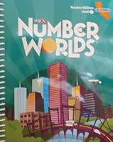 SRA Number Worlds Teacher Edition Level I 0076123006 Book Cover