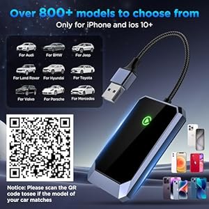 Wirelesscarplayadapterconvertswiredtowirelesscarplayadapterforiphonewirelesscontrolplugplaycarplayforcarsfrom2017forappleiphoneios10 Urban Country Home Decor Wireless carplay adapter converts wired to wireless carplay adapter for iphone wireless control plug play carplay for cars from 2017 for apple iphone ios 10 urban country home decor