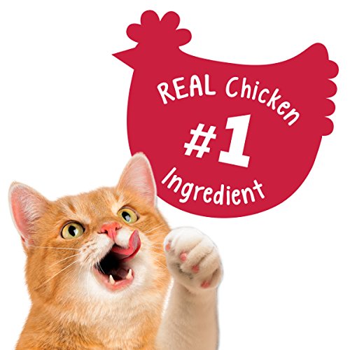 Purina Friskies Made in USA Facilities Cat Treats, Party Mix Mixed Grill Crunch - (6) 6 oz. Pouches - Image 4