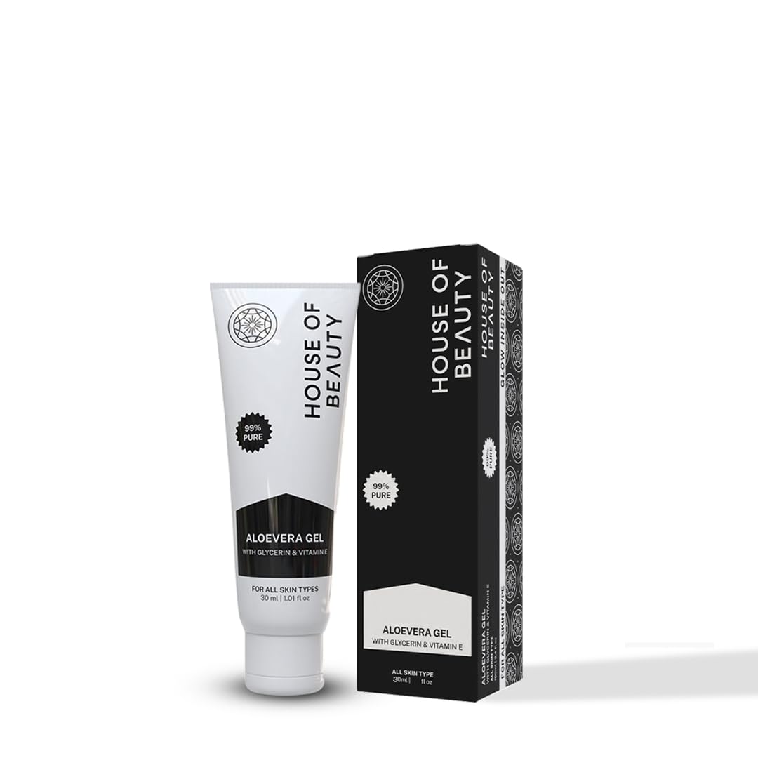 House of Beauty Aloe Vera Gel | Soothing & Hydrating | For Acne, Redness & Skin Irritat-image-12