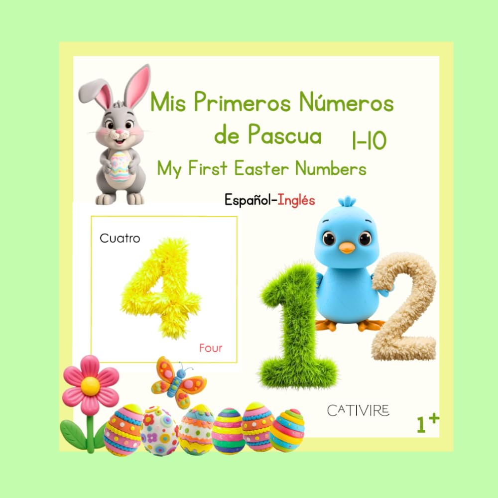 Mis Primeros Números de Pascua / My First Easter Numbers Bilingüe