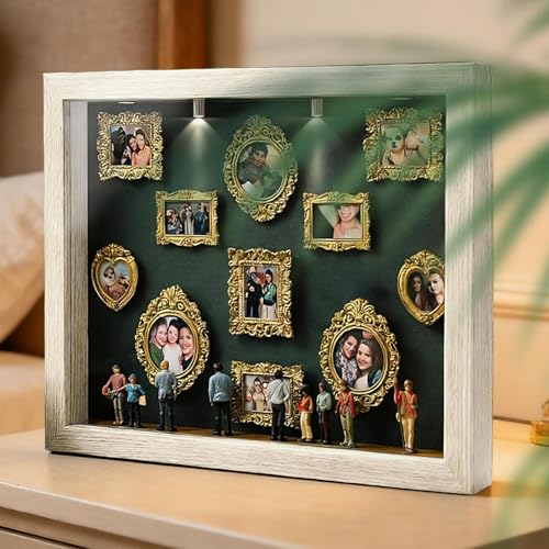 Mini Musée DIY Idée Cadeau Anniversaire Originale avec LED
