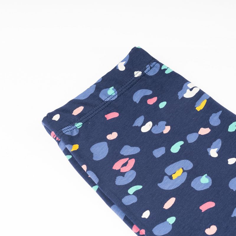 Image of ARIEL Cotton Printed Non-Transparent Regular Fit Ankle Length Leggings for Girls