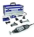 Dremel Platinum Edition 4000 - Multiherramienta, 175 W, kit con 6 complementos, 128 accesorios, velocidad 5.000 - 35.000 rpm para tallar, fresar, amolar, limpiar, pulir, cortar, lijar y grabar