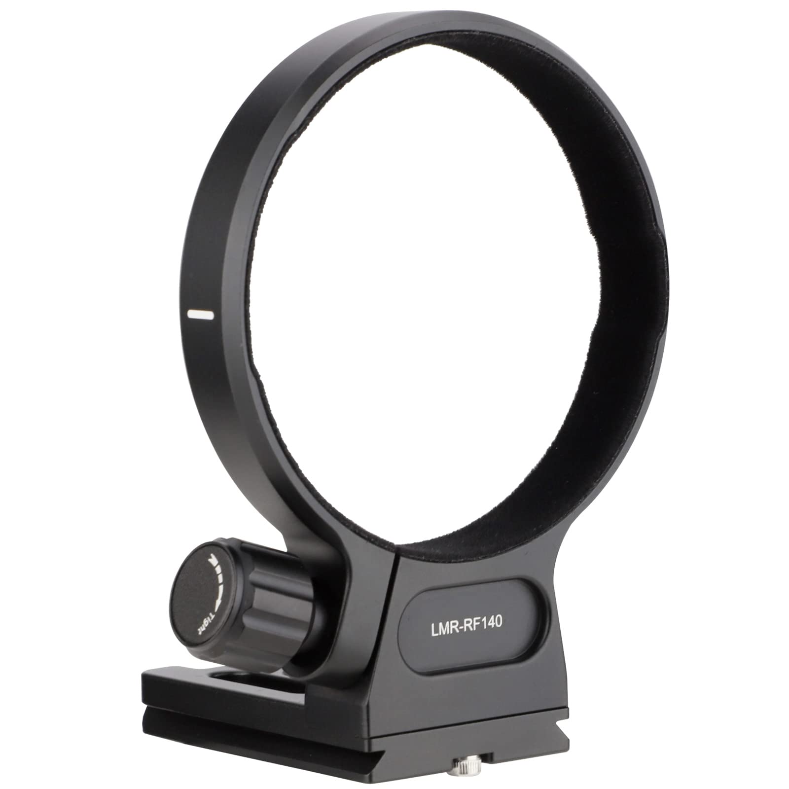 Haoge LMR-RF140 - Anillo de montaje de trípode para Canon RF100-400 mm F5.6-8 IS USM, base de soporte de cuello de lente Canon RF, placa de liberación rápida integrada tipo Arca