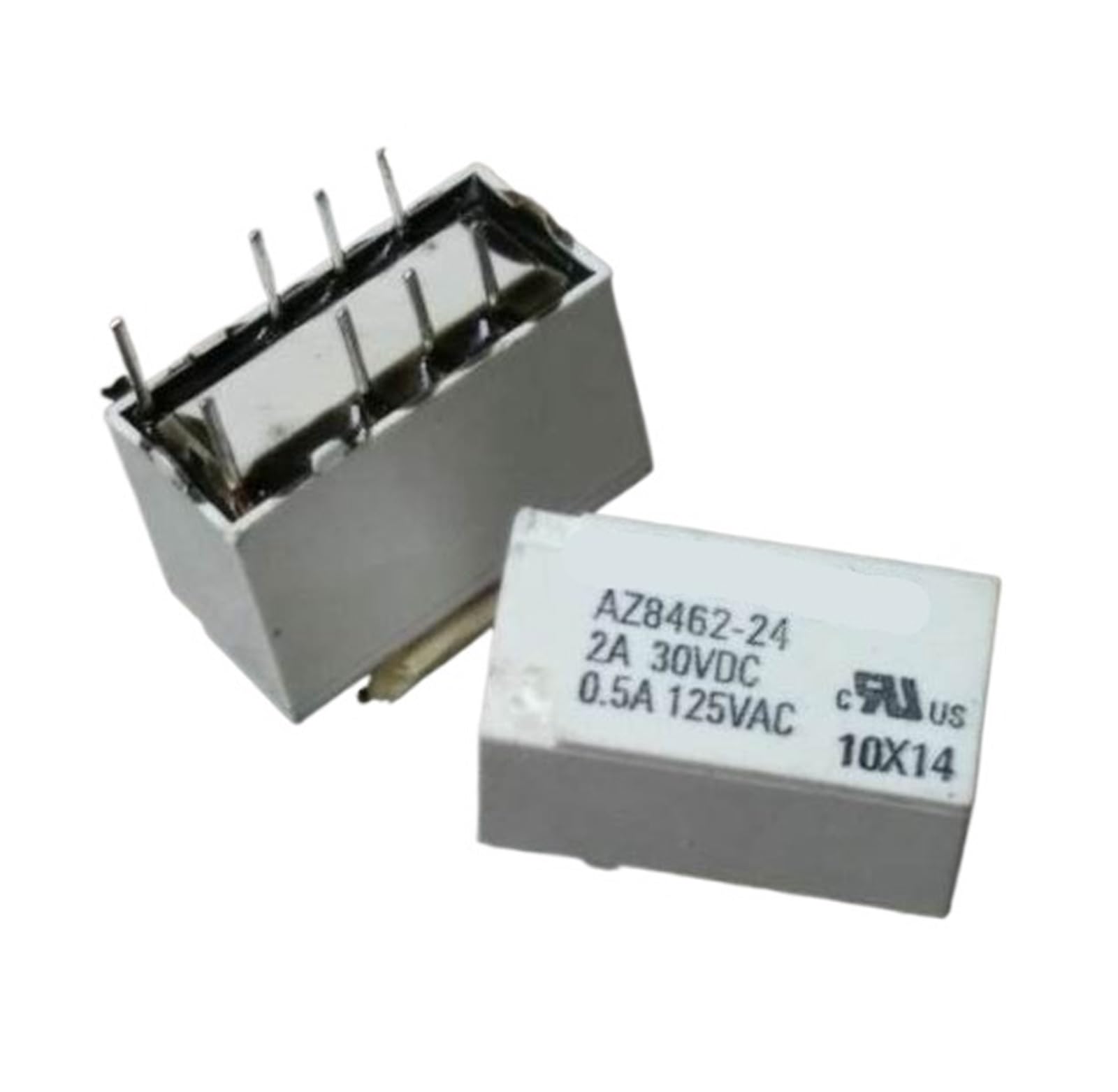 Relé de 8 pines AZ8462-24 TX2-24V-2A interruptor electromecánico miniatura 2