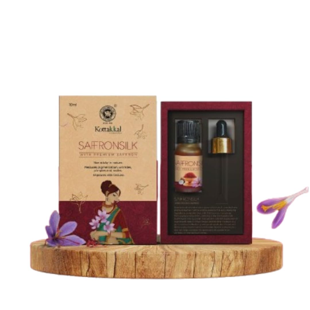 Kottakkal Ayurveda Saffron Silk Radiance-Boosting Face Serum, Brightens and Hydrates, For Dull and Tired Skin-image-35