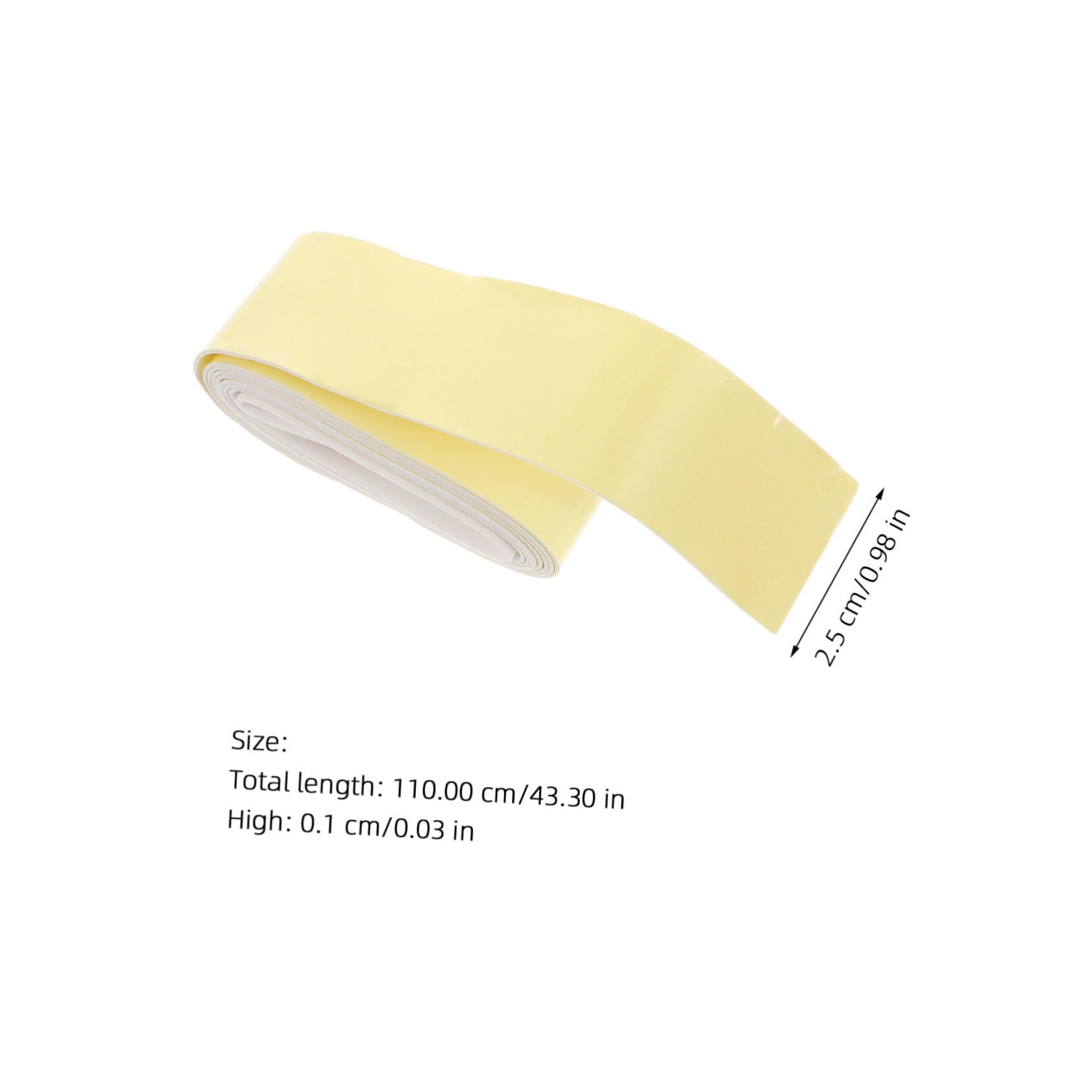 Parliky Tennis Racquet Grip Tape Badminton Handle Grip Overgrip Anti-Slip Sweatband Elastic Wrap 2pcs Yellow