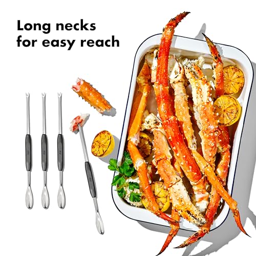 OXO Good Grips Seafood Picks 4-Pack, Silver, Set of 4 - Image 4