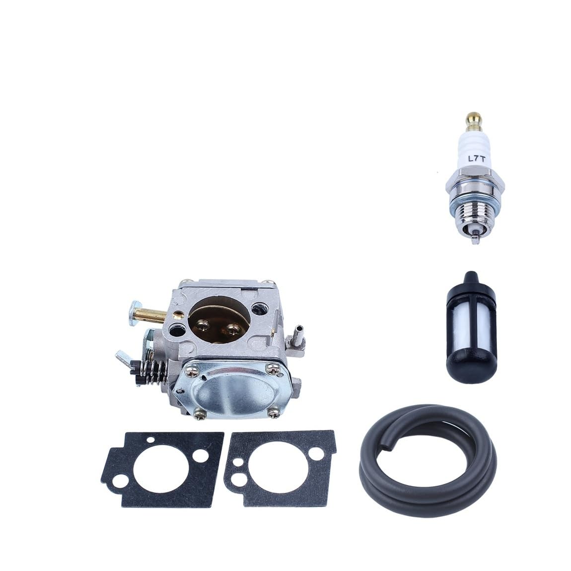 Filtro de combustible y tubo for carburador de motosierra, compatible con piezas de herramientas de jardinería 041