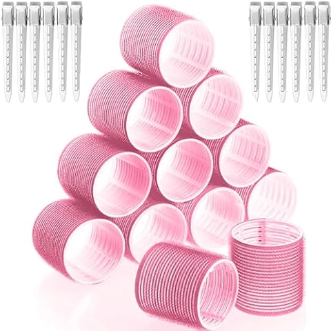 GNEUFVIE 24 Pcs Hair Rollers Set Cover
