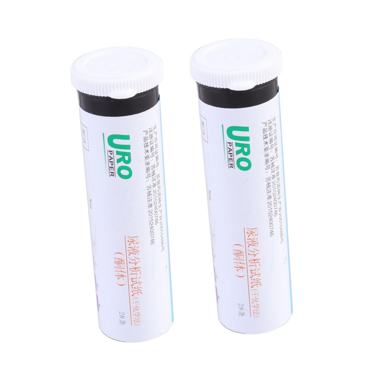2 Tubes of Urine Test Strips (28 Sheets Each) Accurate Ketone Strip Test for Home Analysis