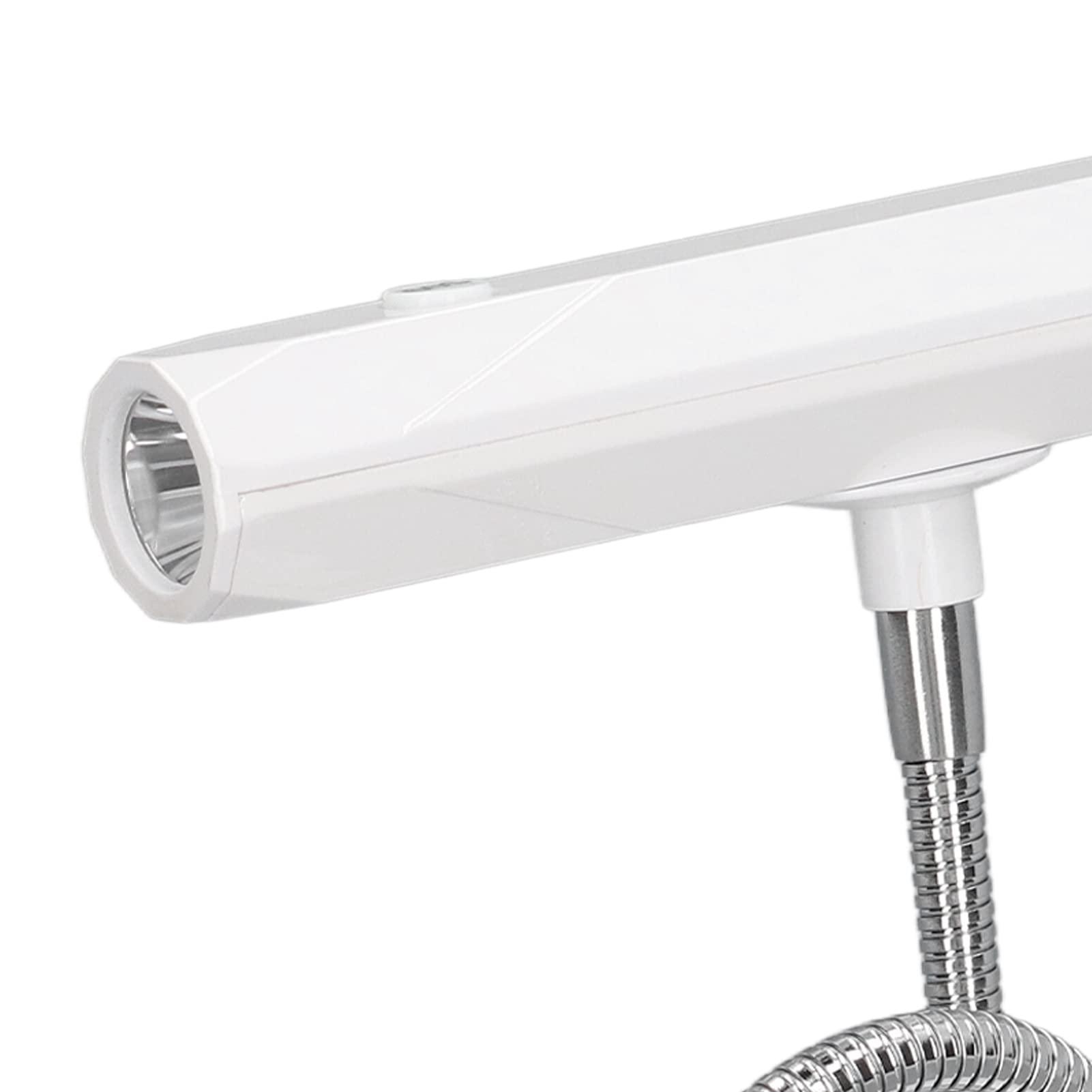 Hidyliu Lampada per Unghie Ricaricabile a Collo di Cigno Luce LED Portatile Ad Asciugatura Rapida per Manicure a Casa o in Salone 9W (Bianca)