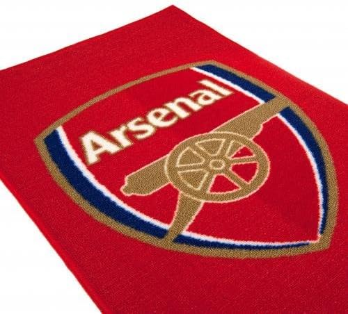 Arsenal F.C. Rug- bedroom rug- approx 80cm x 50cm- 100% Polyamide- machine washable- on a header card- official licensed product