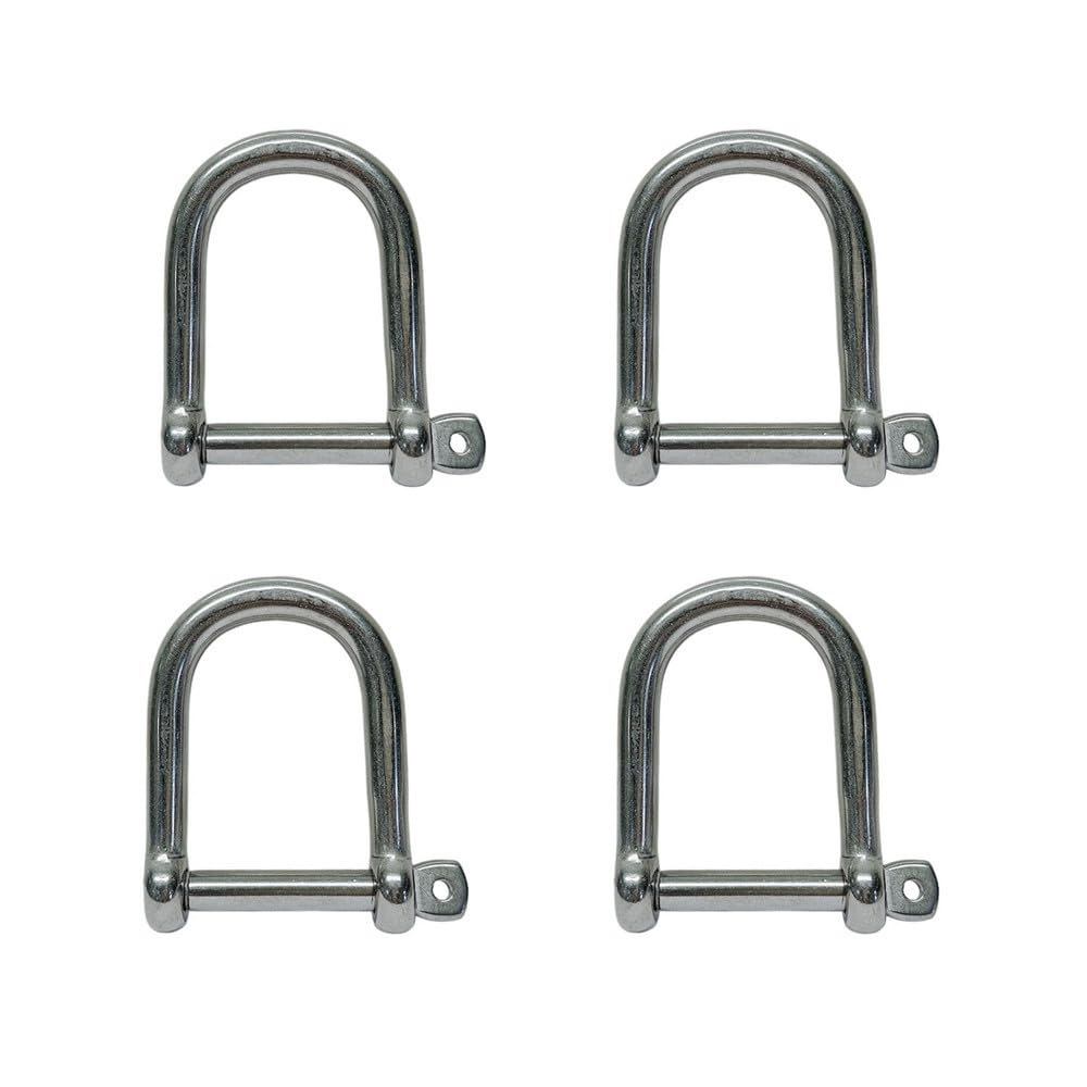 4 Pc Marine Stainless Steel T316 15/32