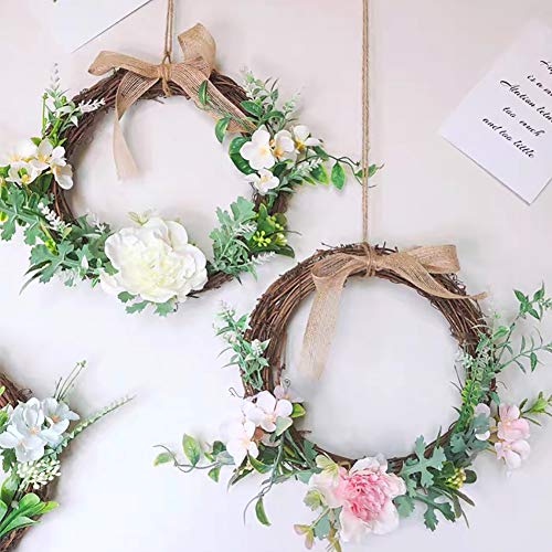 Burlap Ribbons,8 Rolls Burlap Lace Burlap Wedding Ribbon Natural Jute Rope Twine String For Crafts Gift Wrapping Wedding Party Home Decoration(17.6 Yards) #TOP2