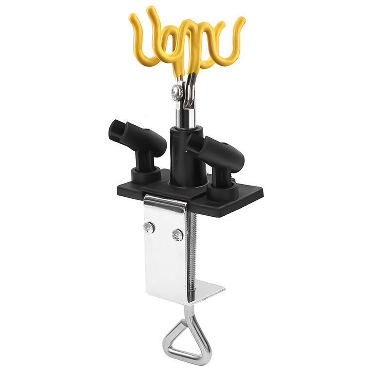 Supporto per aerografo con Morsetto, Kit Stazione aerografo, ruotabile a 360°, Organizer per aerografo per Un Massimo di 4 aerografi, per artisti, pittori e hobbisti