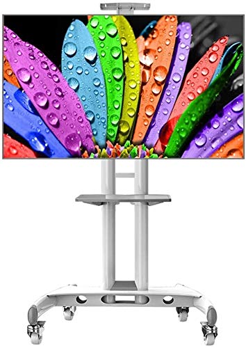 Soporte móvil para TV con ruedas y 2 estantes ajustable miniatura 1
