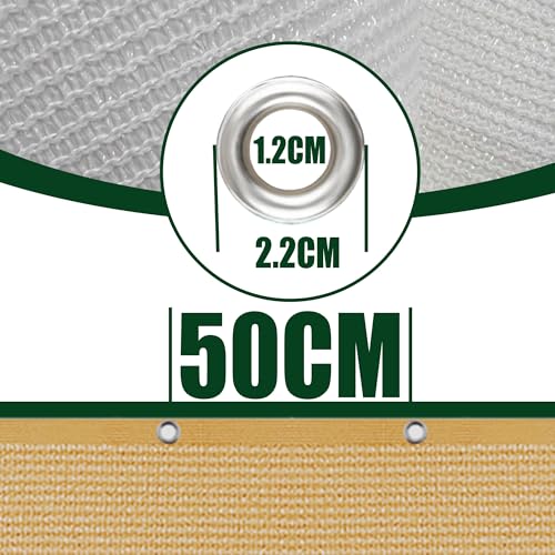 Toile d'ombrage anti-UV 8x9m pour protéger la serre de la chaleur