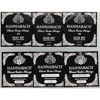 Hannabach 652757 Série 850 Cordes pour Guitare Classique Medium Tension PSP - Les Beatles, Paul McCartney, John Lennon, RIngo Starr, George Harrison Hannabach 652757 Série 850 Cordes pour Guitare Classique Medium Tension PSP – Image 3