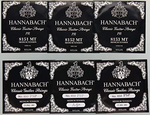 Hannabach 652757 Série 850 Cordes pour Guitare Classique Medium Tension PSP - Les Beatles, Paul McCartney, John Lennon, RIngo Starr, George Harrison Hannabach 652757 Série 850 Cordes pour Guitare Classique Medium Tension PSP – Image 4