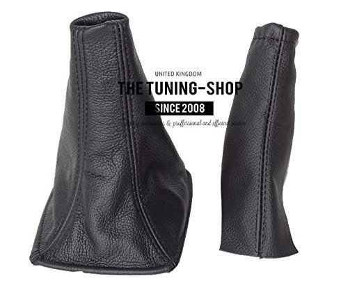 The Tuning-Shop Ltd for Toyota Celica 1999-05 Shift E Brake Boot Black Italian Leather