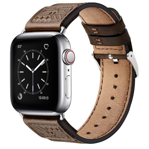 Bracelet Apple Watch cuir 44 mm 45 mm 46 mm 49 mm pour iWatch de rechange