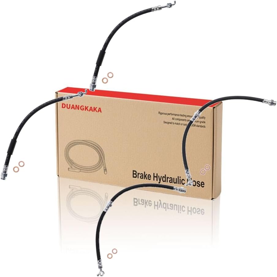 DUANGKAKA Brake Hydraulic Hose Kit for Mazda CX-5 (2013–2015) — 4-Piece Front and Rear