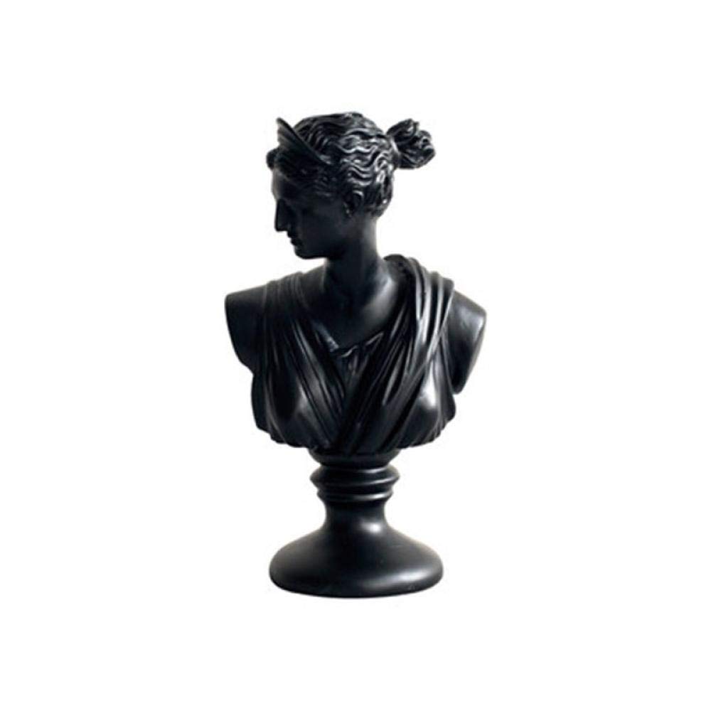 Statue de tête rétro de David buste de Vénus et décorations de maison en résine - 3