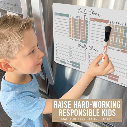 Magnetic Chore Chart for Kids Multiple Kids, Chore Board Adults and Teens - image 2
