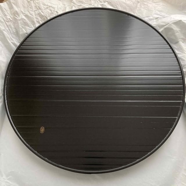 値引き済み　象彦 千羽鶴柄 大型 丸盆 Amazon.co.jp: 象彦 千羽鶴 丸盆 お盆 木箱入り : ホーム＆キッチン