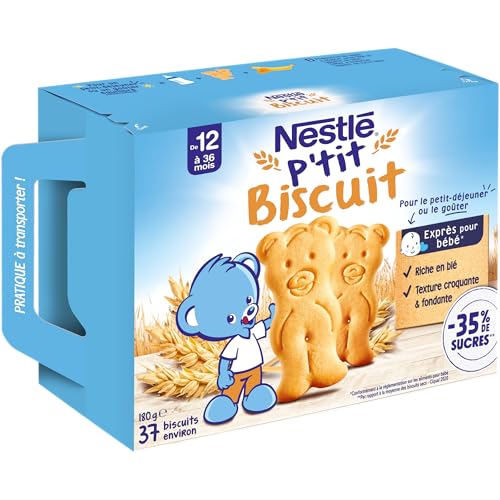 Nestlé Bébé - P'tit Biscuit - Dès 12 mois - 180g