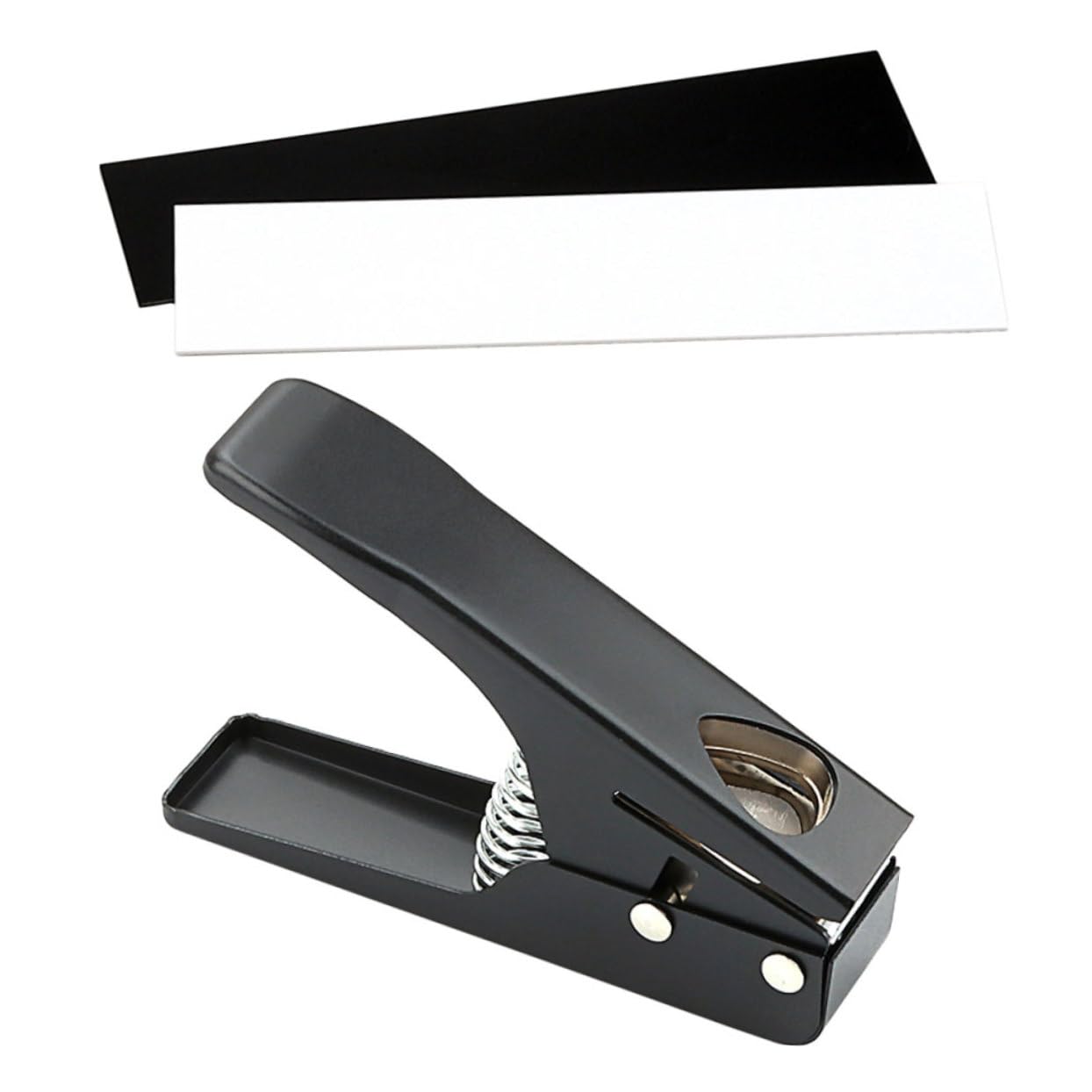 Perforatore per Plettri di Chitarra Nero R26e, Utensile DIY | Metallo e Plastica, Portatile, per Chitarra Making e Maker, Accessori Chitarrista per Plettri Personalizzati