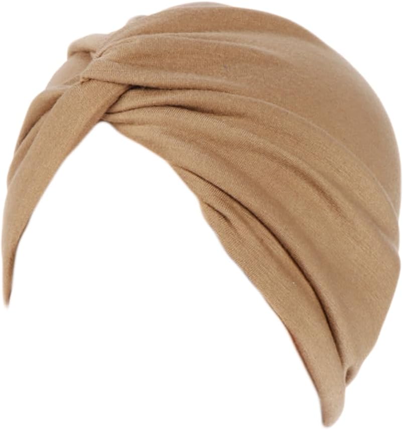 Womens Stretch Turbans Hat Headwraps Chemo Cap Cancer Head Cover Wraps - Image 3