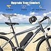 Funhang Electric Bike for Adults, Peak 1000W Ebike, 50Miles 21.7MPH Adult Electric Bicycles, 26" Electric Mountain Bike 48V 374.4WH Battery, Commuter E Bike with Adjustable Stem, Fenders, 21 Speed #3