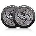 Pyle Marine Speakers - 5.25 Inch Low Profile Slim Style Waterproof Wakeboard Tower and Weather Resistant Outdoor Audio Stereo Sound System with 180 Watt Power - 1 Pair in White (PLMRS5B)