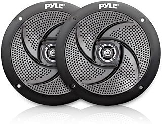 Pyle Marine Speakers - 5.25 Inch Low Profile Slim Style Waterproof Wakeboard Tower
