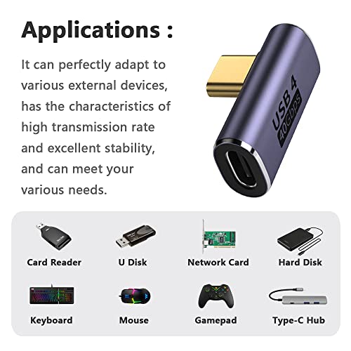 Evita cables doblados con el adaptador USB C de 90 grados para proteger puertos de laptop 3