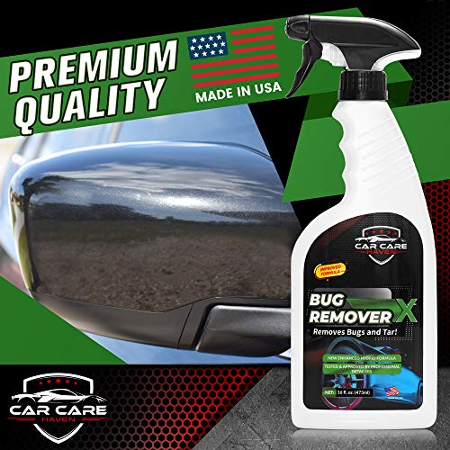 CAR CARE HAVEN Bug Remover X (128oz Gallon)-Auto Maintenance: Exterior Spot Cleaner for Cars, Bike, Truck! Eliminate Dirt, RV-Tar, Goo, Road Grime, Gunk, Tree Sap, Bird Droppings, Stubborn Guts.