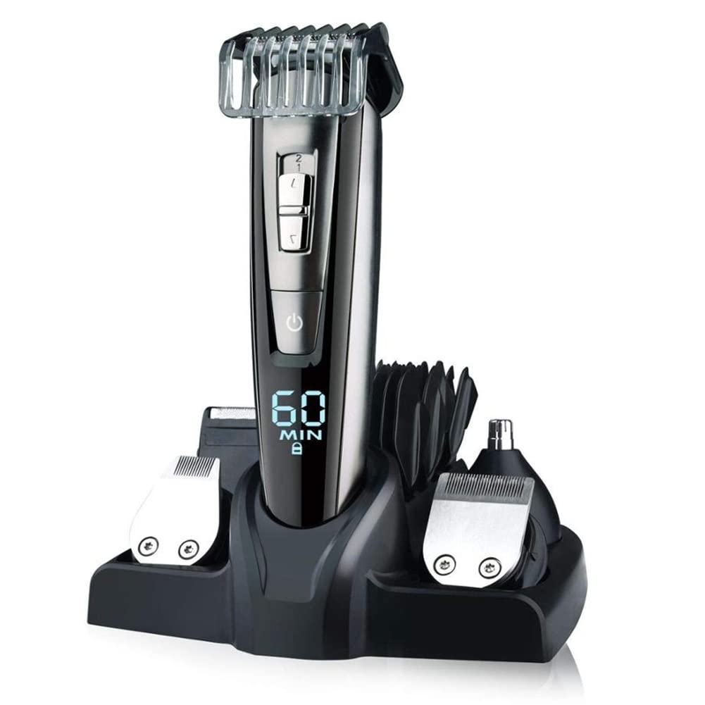 Strumento per il taglio dei capelli, kit da 17 pezzi Tagliacapelli senza fili Trimmer per barba elettrico per taglio di capelli macchina per tagliare i capelli del corpo trimmer maschio ricaricabile