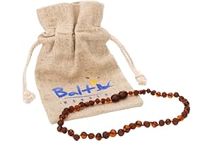 Baltic Amber Necklace Gift Set: Calming and Pain Relief for Infants