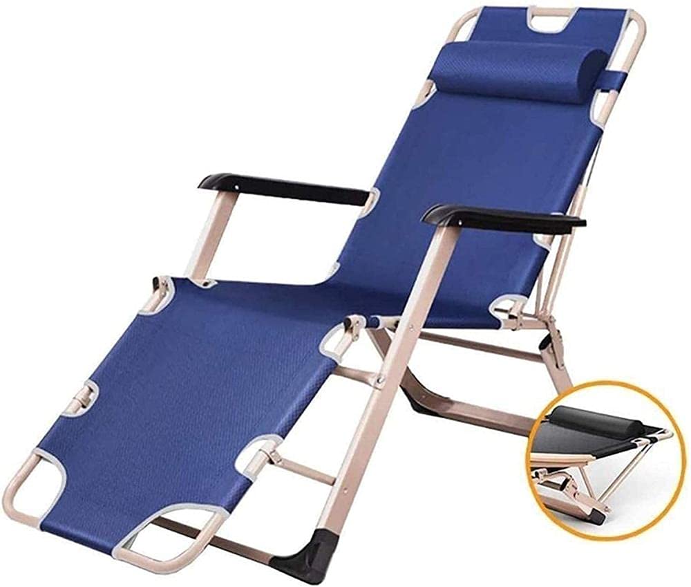 Chaise Longue Chaises Longues Chaises Longues Chaises Longues Chaises Longues Inclinables Chaise Longue De Patio À Gravité Zéro Inclinable Jardin Extérieur Pliable Portable À Bascule - Bleu, Bleu