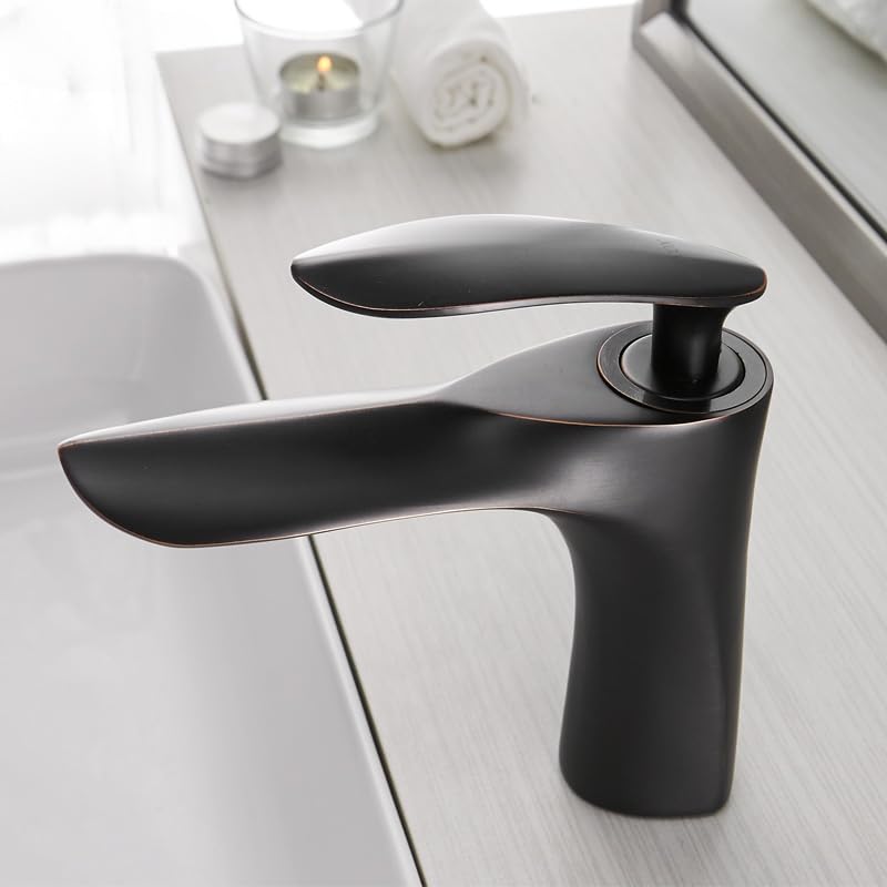Mitigeur lavabo en chrome poli robinet de salle de bain haute résistance 20055H