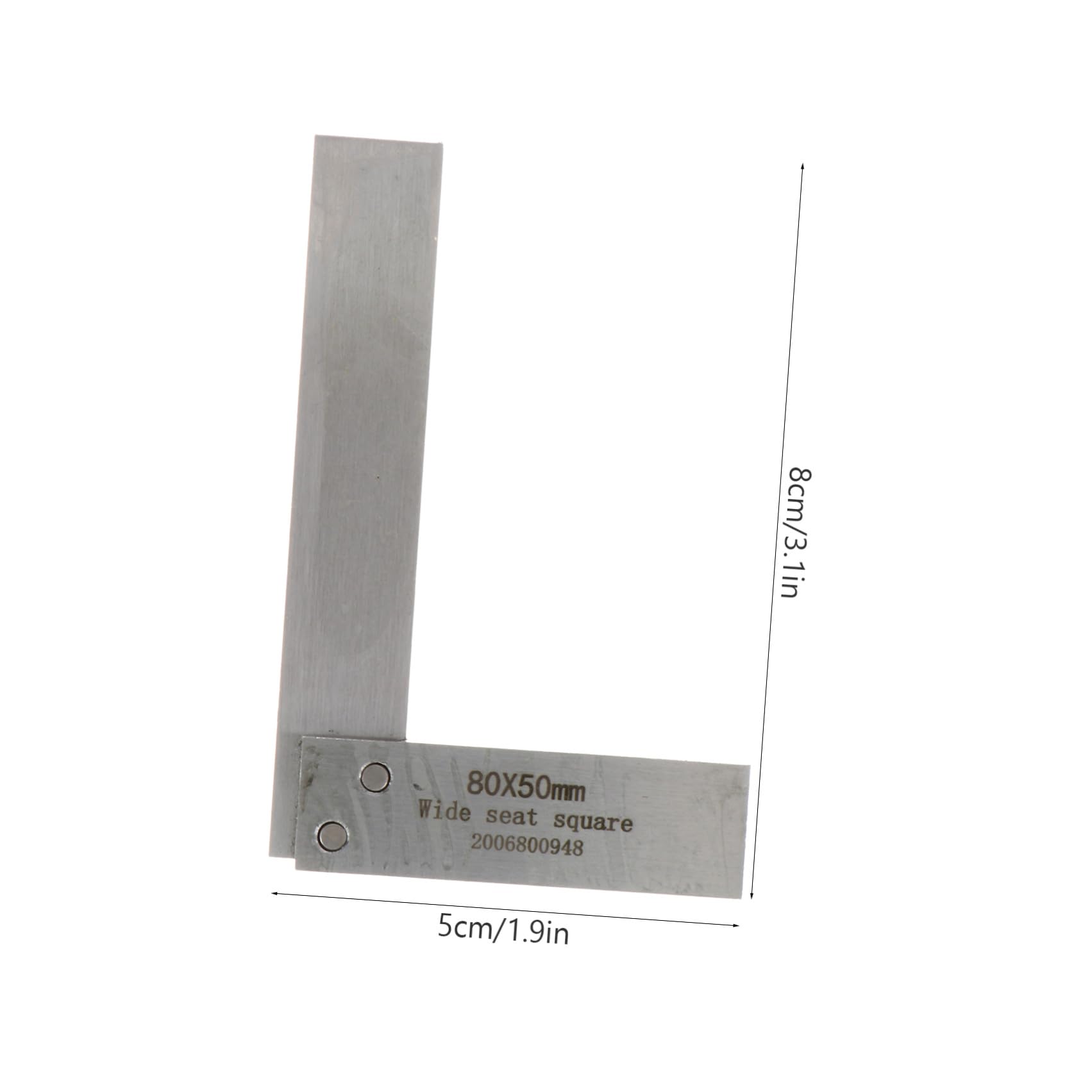 Règle De Menuiserie 3 Pièces Règle À Angle Droit Pliable Pour Carrée De Précision D'Angle Carrée Jauge De Biseau De Charpentier D'Angle