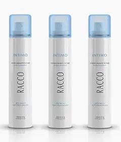 Kit 3 Desodorante Feminino Jato Seco Intimos - Racco