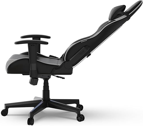 Miniatura 6 de DXRacer Prince Series L - Silla de computadora reclinable, ergonómica y cómoda con reposabrazos 2D, base de asiento en forma de ala y almohada para